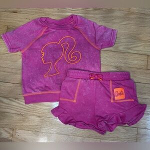 Barbie Vibrant Pink and Orange Toddler Set